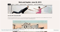 Desktop Screenshot of nickandsophie.com